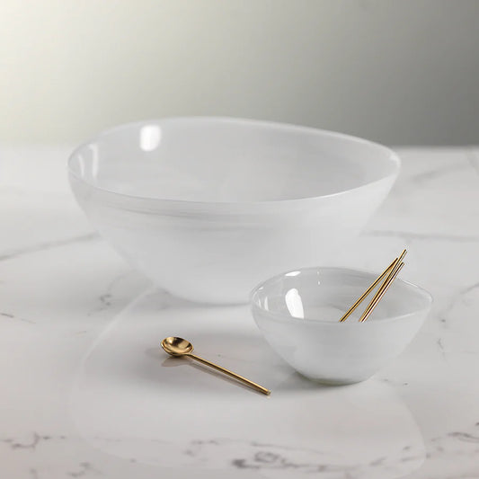 Monte Carlo Alabaster Glass Bowl