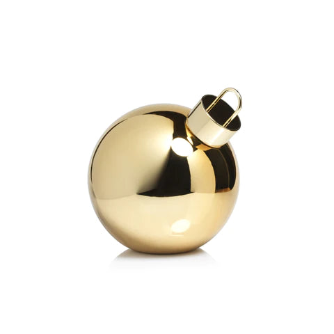 LED Metallic Glass Oversized Ornament Ball