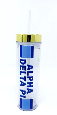 Sorority Striped Water Bottle