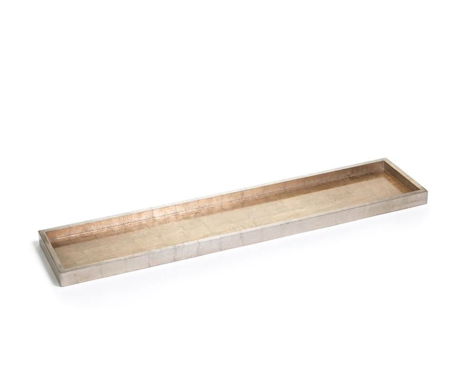 Antique Gold and Silver Serving Tray