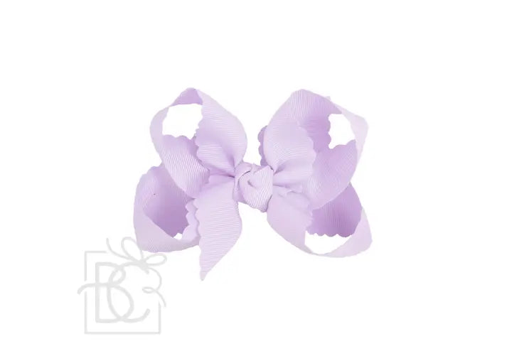 Large Scalloped Bow 4.5"