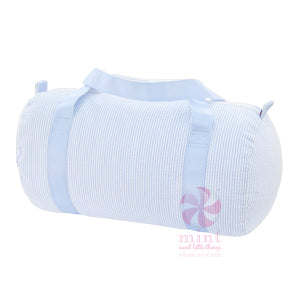 Medium Seersucker Duffel