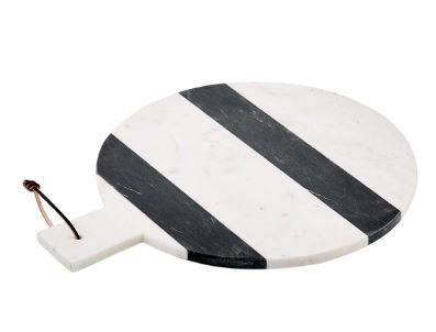 Black Stripe Marble Board