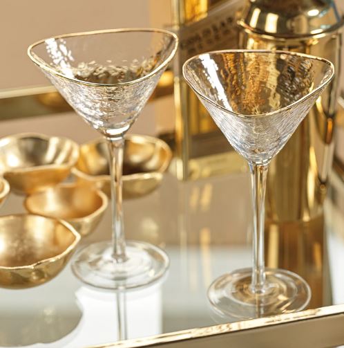Aperitivo Triangular Martini Glass
