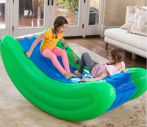 Rock With It! Giant 6-Foot Inflatable Curved Rocker