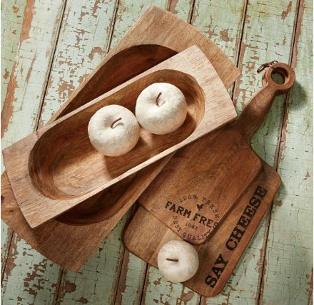 Wooden Dough Bowl