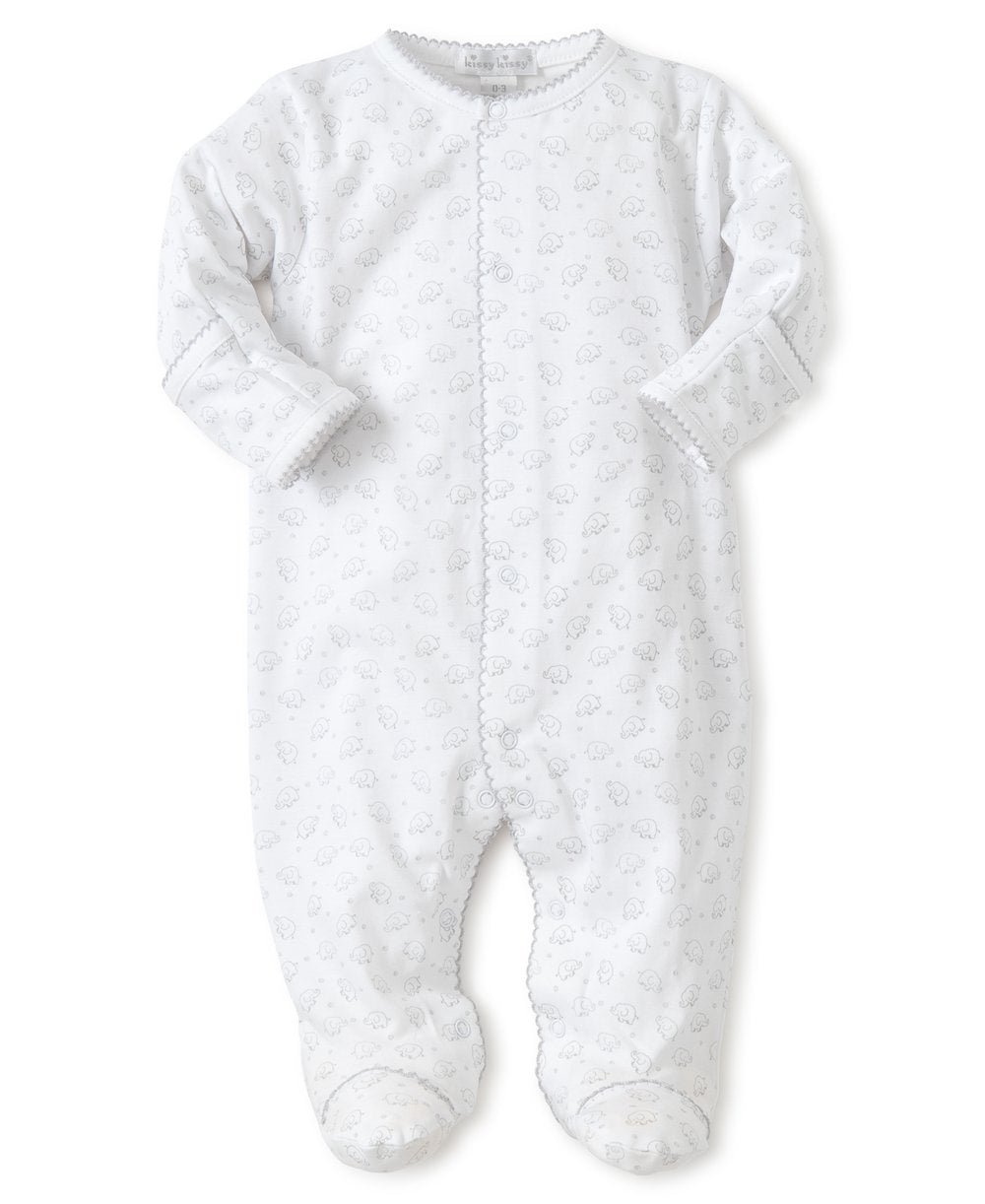 Kissy Ele-fun Print Footie