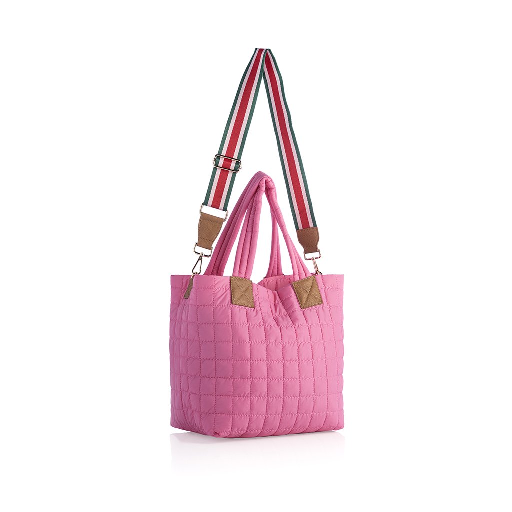 Ezra Quilted Nylon Tote