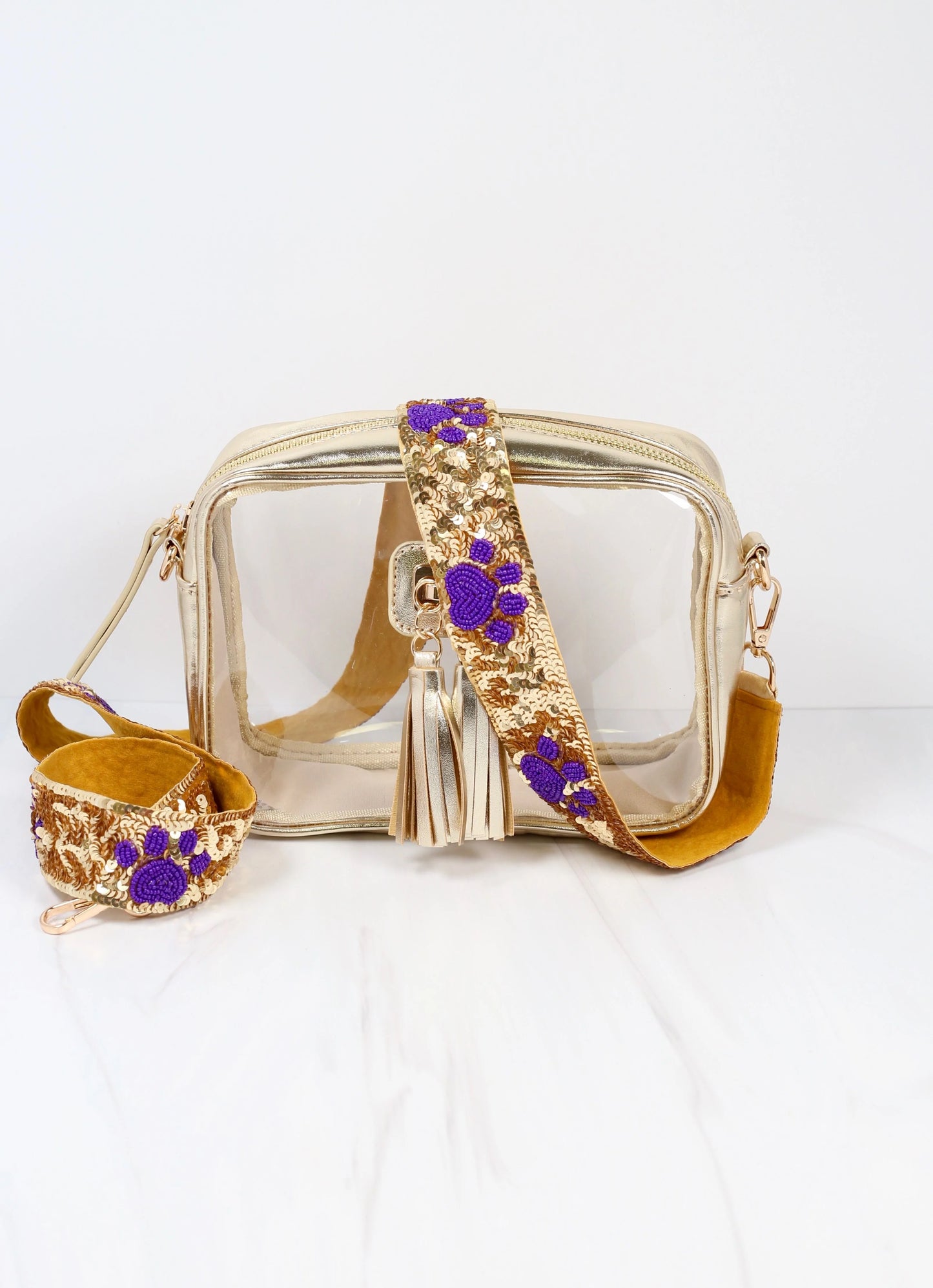 Sequin Crossbody Strap