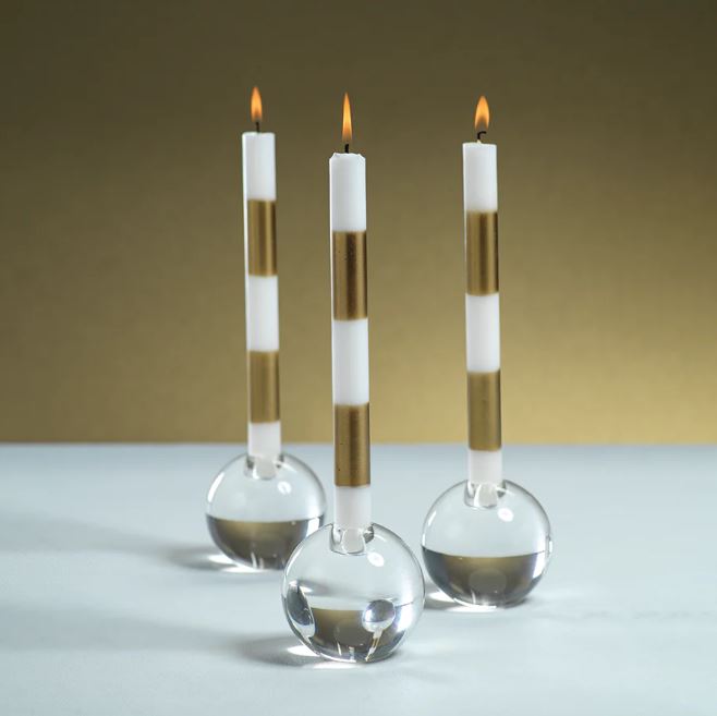 Modern and Festive Formal Candles (Set of 6)