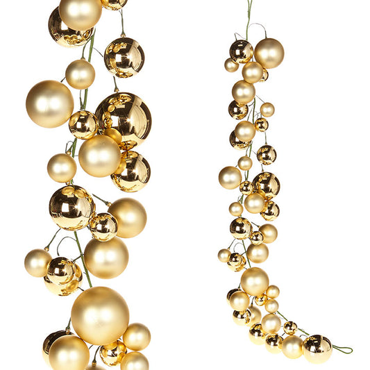 Gold Ball Garland