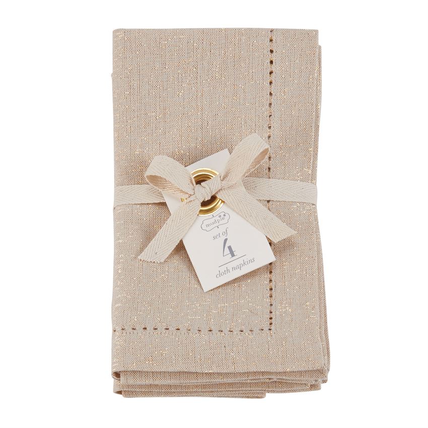 Gold Cotton Napkin Set