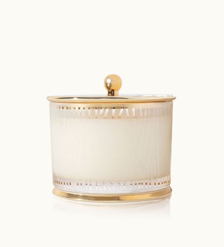 Frasier Fir Gilded Frosted Wood Grain Candle