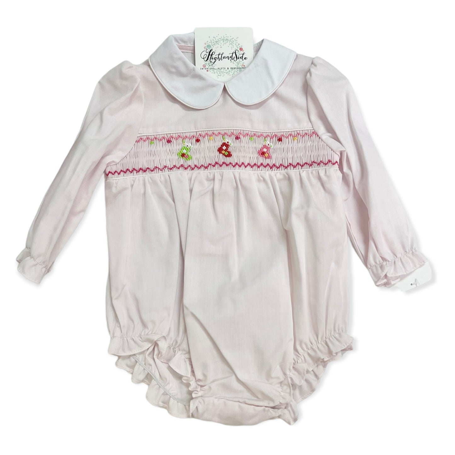 Christmas Stocking Smocked Bubble