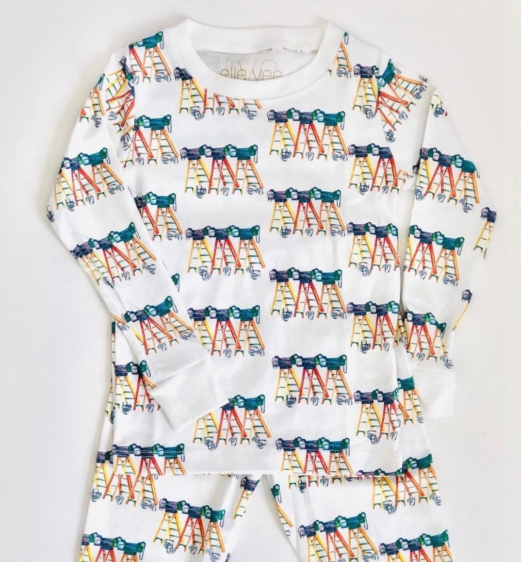 Elle Vee Mardi Gras Pajamas