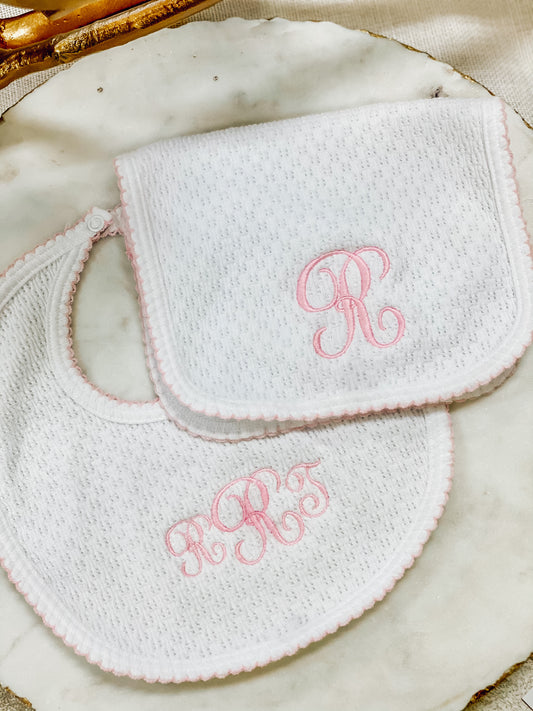 Paty Bib and Burp Set