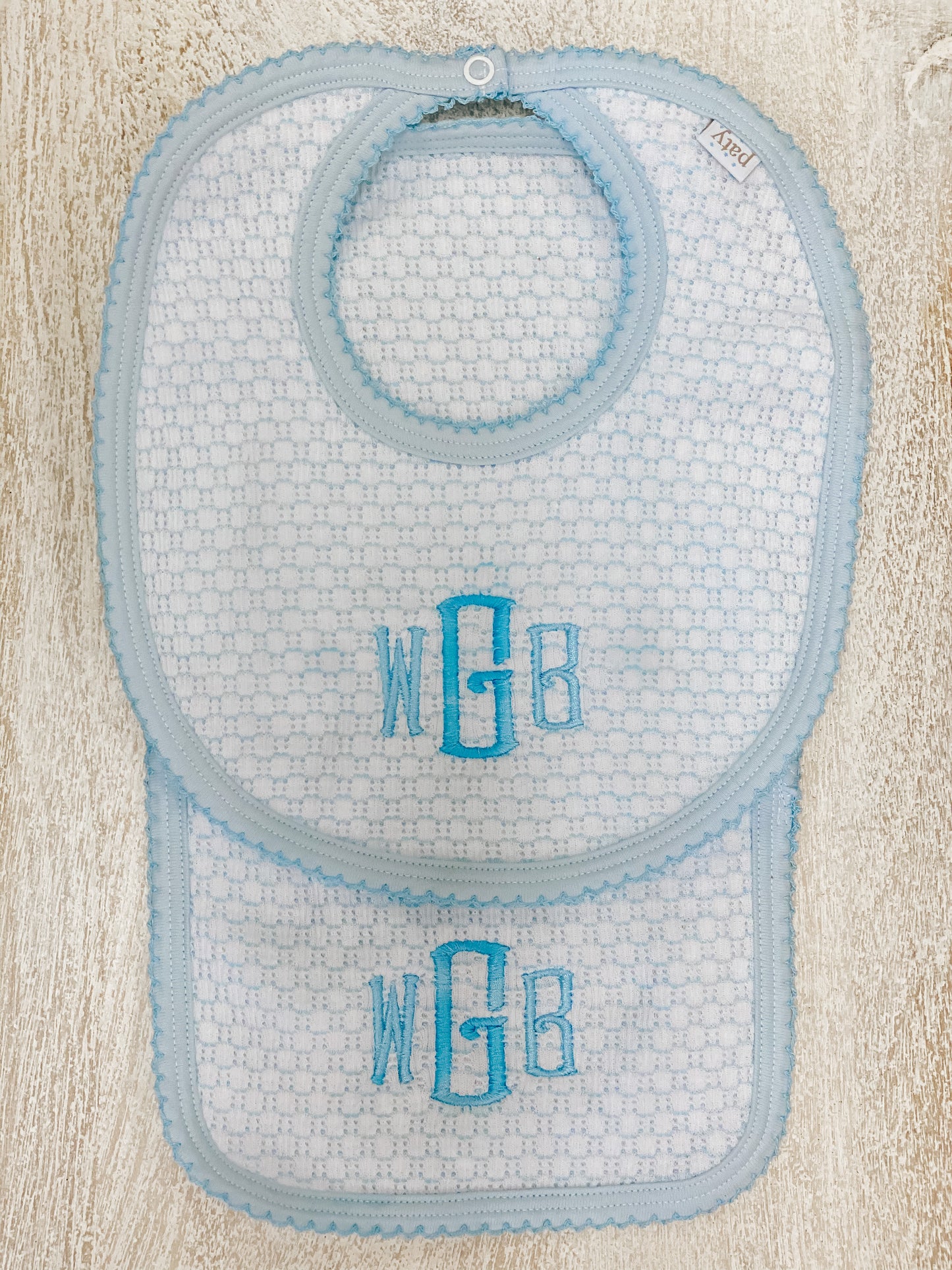 Paty Bib and Burp Set