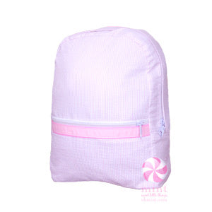 Seersucker Medium Backpack