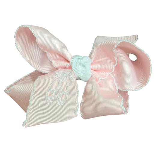 Large Crochet Edged Bow