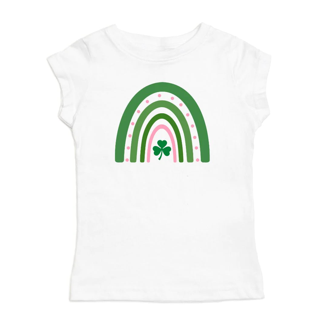 Rainbow Shamrock Short Sleeve Shirt