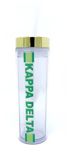 Sorority Striped Water Bottle