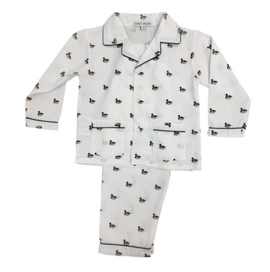 Mallard Duck Print PJ Set
