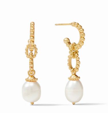Marbella Midi Hoop & Charm Earring