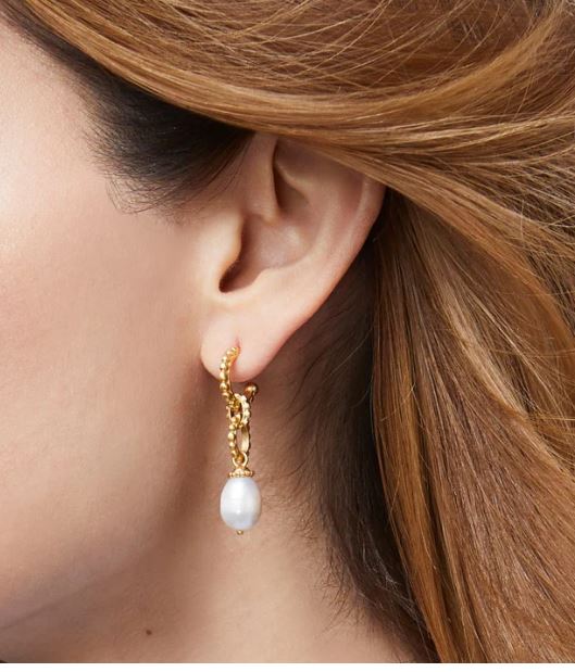 Marbella Midi Hoop & Charm Earring