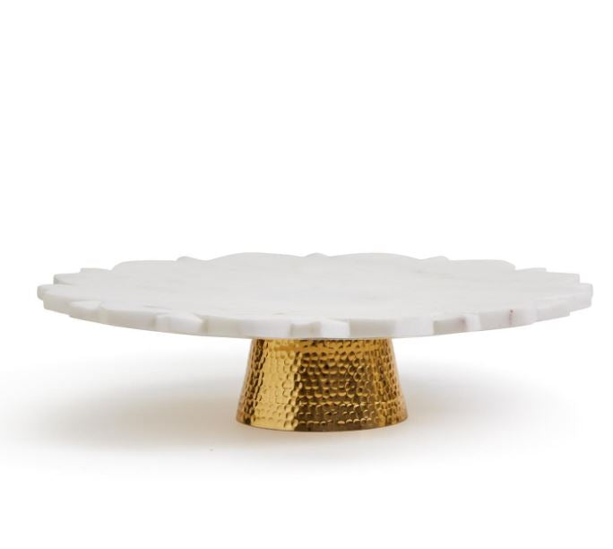 Marble Pedestal Platter