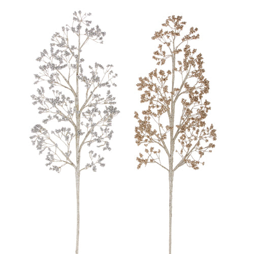 Metallic Berry Spray 20"