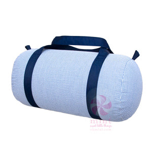 Medium Seersucker Duffel
