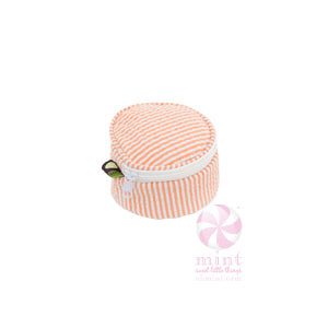 3” Seersucker Mini Button Bag