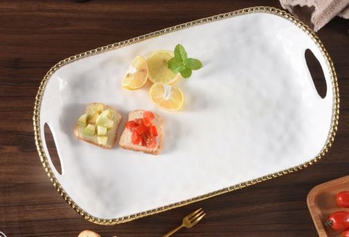 Rectangular Tray with Handles