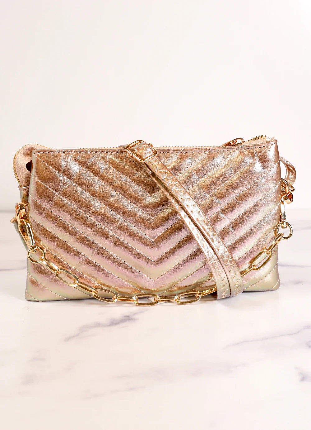 Sherman Quilted Crossbody