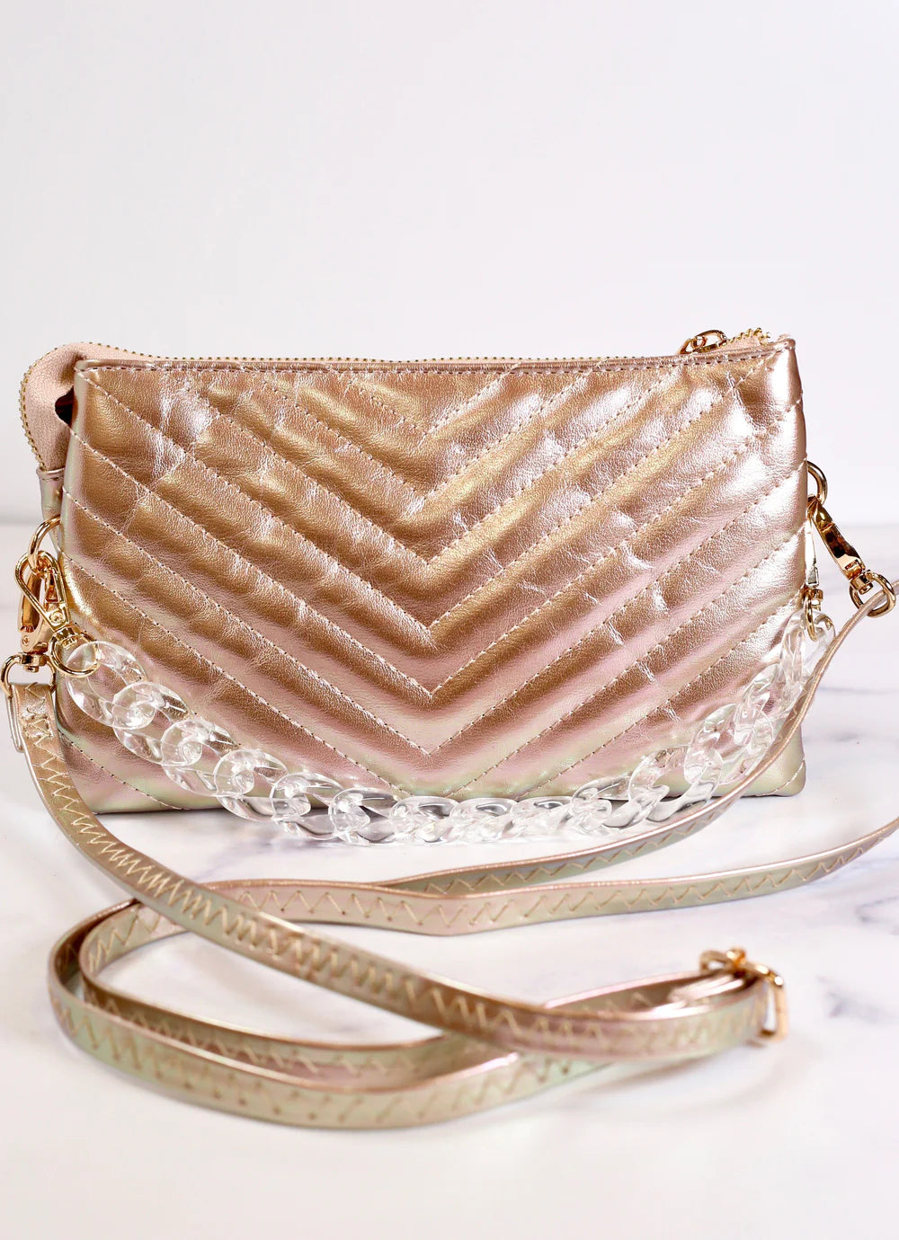 Sherman Quilted Crossbody