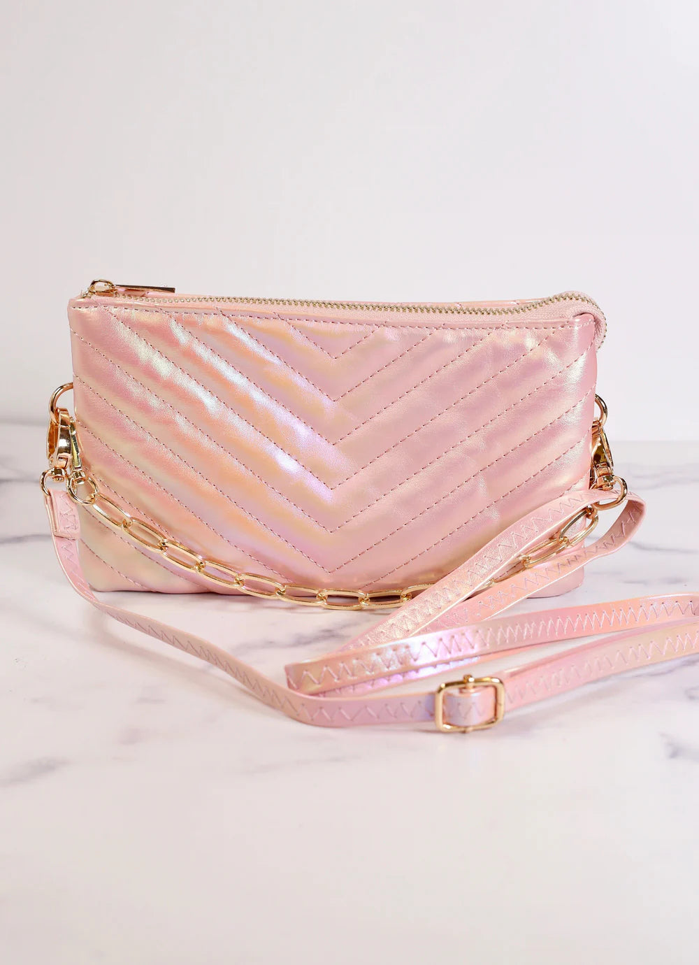 Sherman Quilted Crossbody