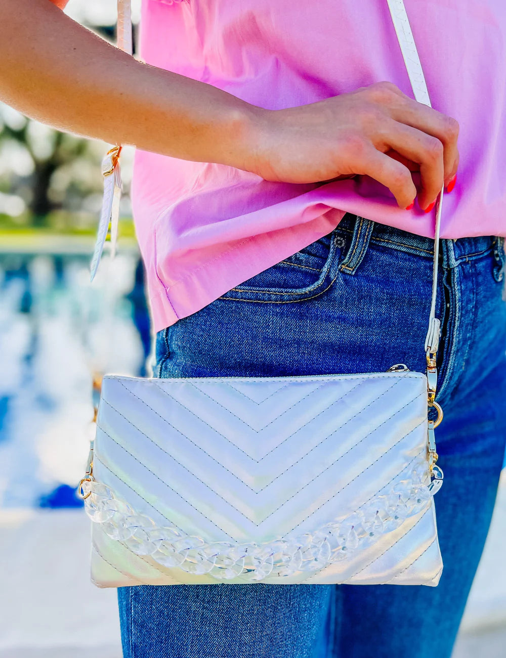 Sherman Quilted Crossbody