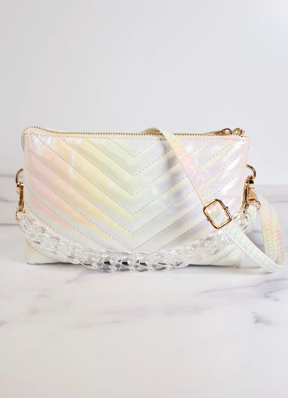 Sherman Quilted Crossbody