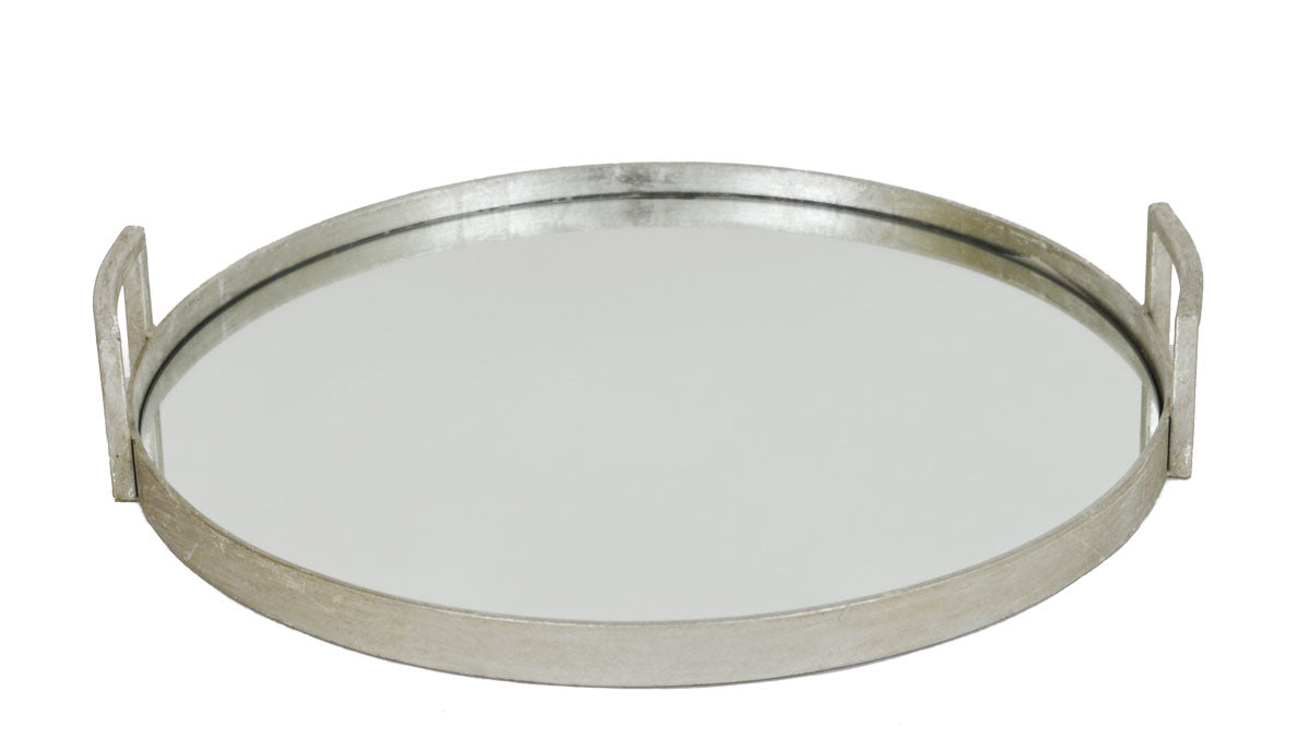 Round Mirrored Tray