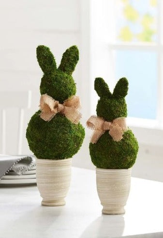 Moss Bunny Pot – HighlandSide Interiors, Gifts and Monogramming