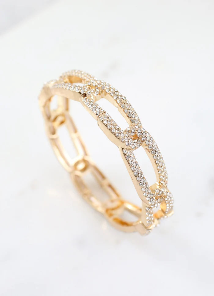 Swanson CZ Stretch Bracelet