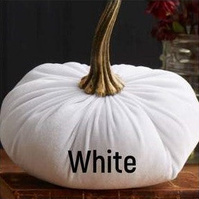 Large Velvet Pumpkin