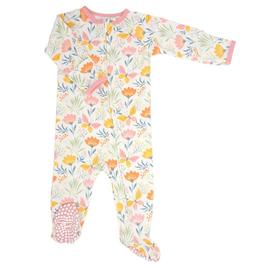 Sweet Bamboo Zipper Footie