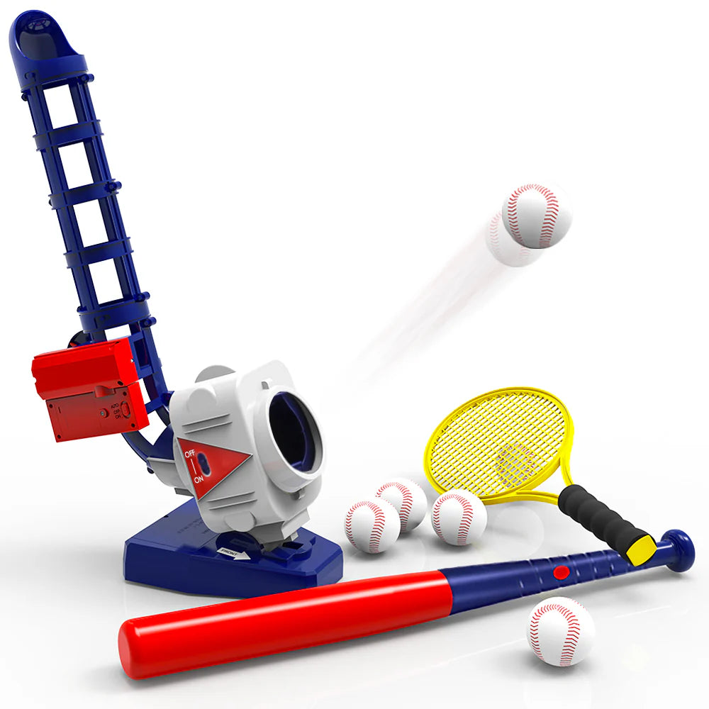 2 in 1 Baseball & Tennis Pitching Machine Set