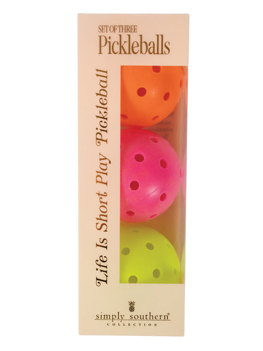 Set of 3 Pickleballs