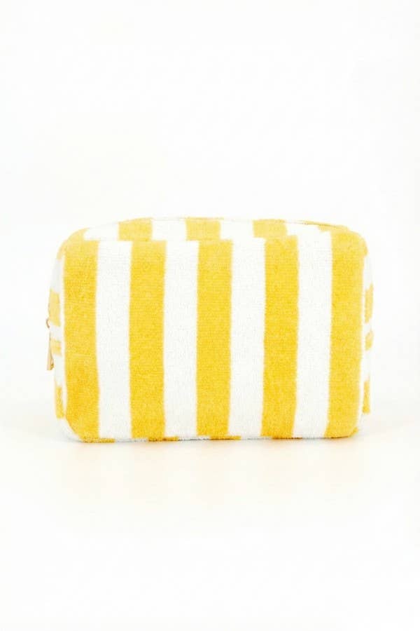 Striped Terry Cloth Bag