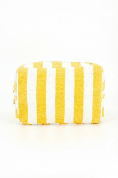 Striped Terry Cloth Bag
