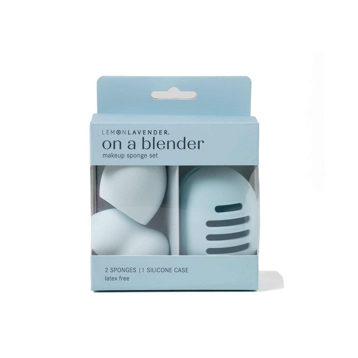 Lemon Lavender On a Blender Makeup Sponges and Case