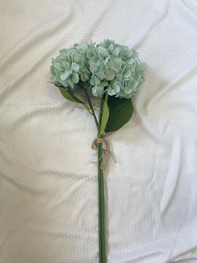 Light Blue Faux Hydrangea