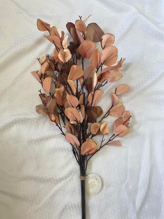 Tall Rust-Color Velvet Leaves